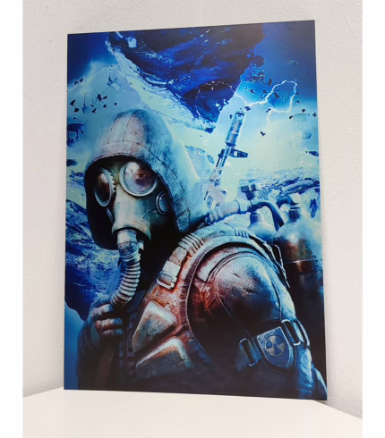 Металева картина А4 - Сталкер