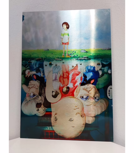 Металева картина А4 - Віднесені привидами