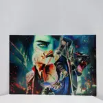 Металева картина А4 Диявол теж плаче