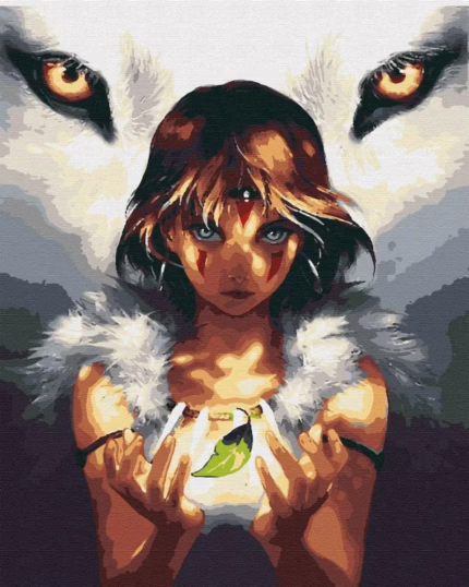 Картина по номерам - Принцеса Мононоке