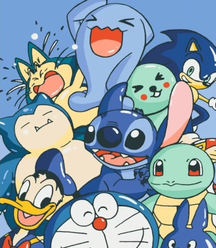 Картина по номерам - Синя команда