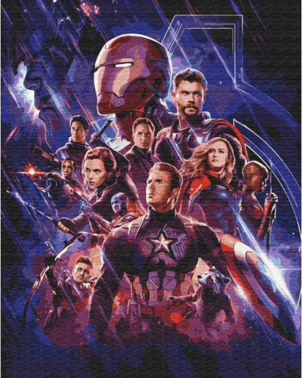 Картина по номерам Marvel - Месники