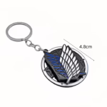 Брелок із металу Атака титанів - Розвідкорпус рухається