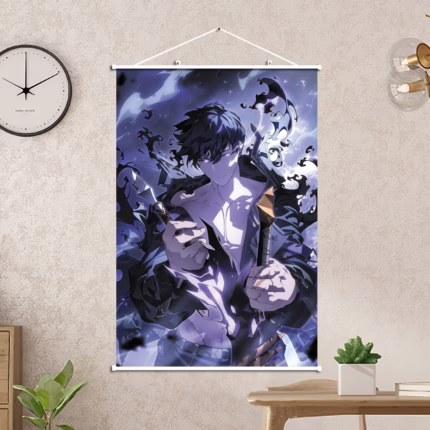 Постер 40х60 Тільки я візьму новий рівень кинджали