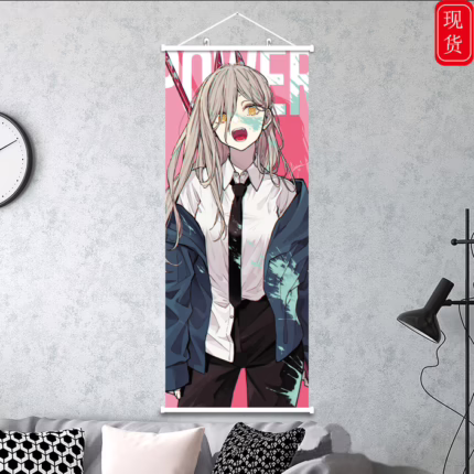 Постер 30х75 Людина бензопила - Пауер