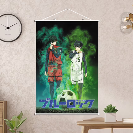 Постер 40х60 Синя тюрма - Ісагі та Рін