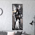 Постер 30х75 Nier: Automata - 2B