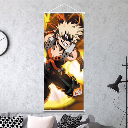 Постер 30х75 Моя геройська академія - Бакуго