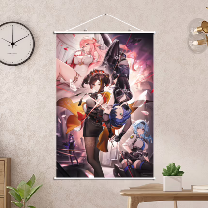 Постер 40х60 Геншин - дівчата