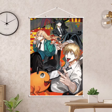 Постер 40х60 Людина бензопила