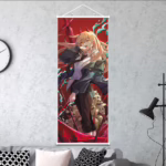 Постер 30х75 Людина бензопила - Пауер коса