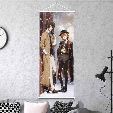 Постер 30х75 Бродячі пси - Дазай та Чуя DARS