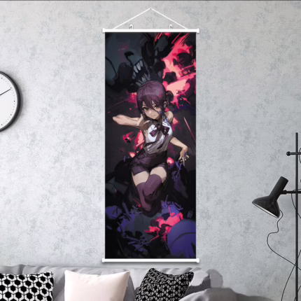 Постер 30х75 Людина бензопила - Резе