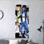 Постер 30х75 Майстер меча онлайн - Кіріто і Асуна