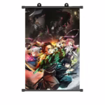 Постер 40х60 Клинок - Танджиро та стовпи