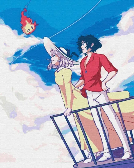 Картина по номерам Riviera Blanca Ходячий замок