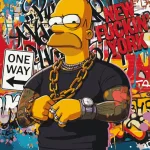 Картина по номерам ORIGAMI Гомер