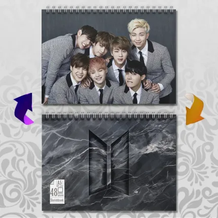 Скетчбук А5 BTS