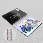 Скетчбук А5 тверда обкладинка Stray Kids - неон