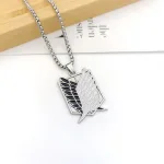 Підвіска на ланцюжку Атака на титанів - Розвідкорпус чорні крила