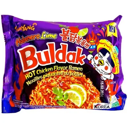 Локшина рамьон Бульдак - Хабанеро лайм