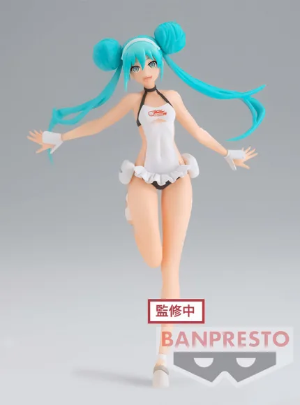 Аніме фігурка Banpresto Good Smile Racing -Хацуне Міку - Racing Miku 2022 Tropical Maid Ver.