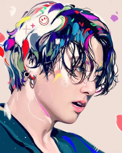 Картина по номерам K-POP BTS Чонгук