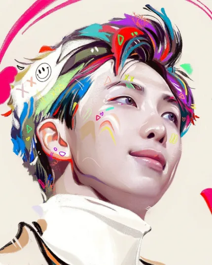 Картина по номерам K-POP BTS RM