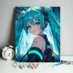 Картина по номерам Хацуне Міку 100