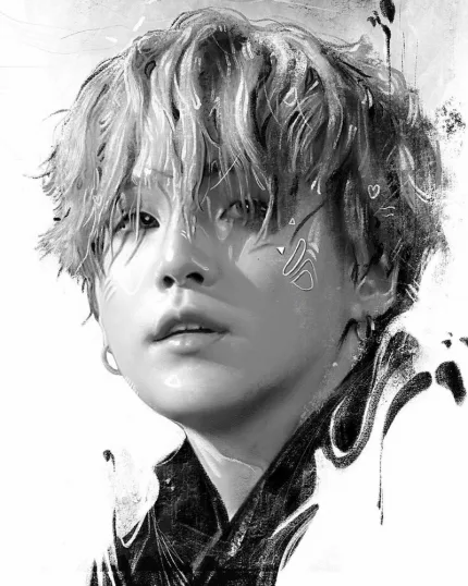 Картина по номерам K-POP BTS Шуга