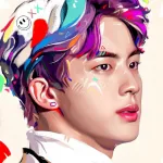 Картина по номерам K-POP BTS Джін