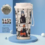 Термочашка біла Наруто - Акацукі