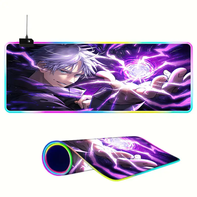 O1CN01gSBs5h1KQPieVf6ie_!!2219735991158-0-cib Комп’ютерний килимок з підсвіткою Магічна битва Годжо 80*30 - Зображення 1