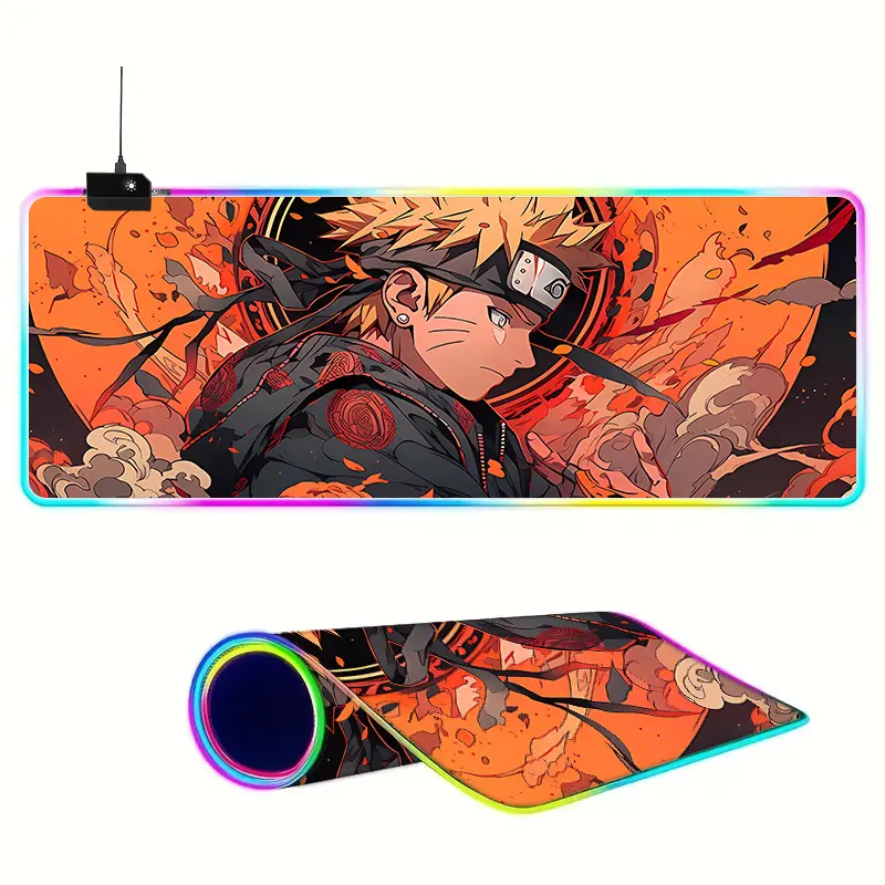 O1CN01je10y61KQPjj67jFM_!!2219735991158-0-cib Комп’ютерний килимок з підсвіткою Наруто 80*30 - Зображення 1