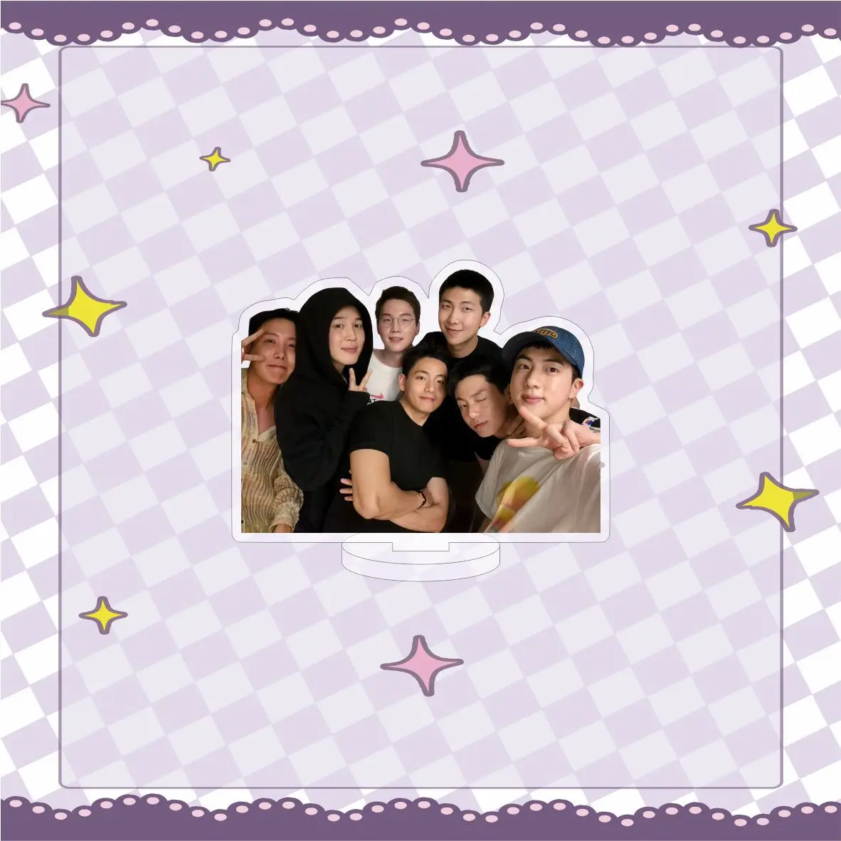 O1CN01MZ6D251ekpaCoyyFj_!!2213958903910-0-cib Акрилова фігурка K-POP BTS - Зображення 1