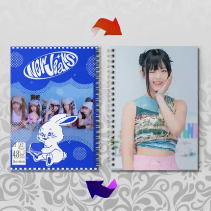 Скетчбук А5 NewJeans Ханні