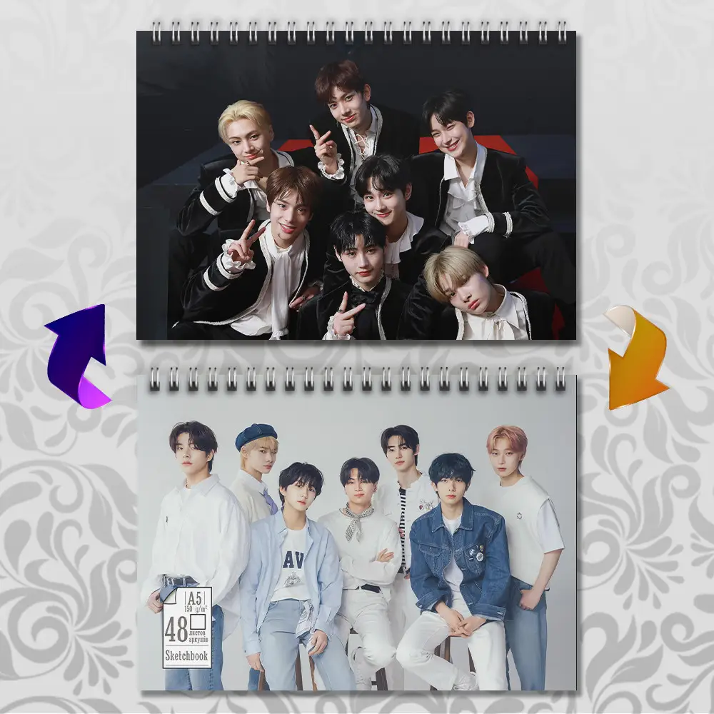 5059427135_sketchbuk-a5-48 Скетчбук А5 Enhypen 2 - Зображення 1