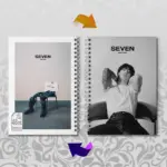 Скетчбук А5 K-POP BTS Jung Kook 1 SEVEN