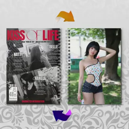 Скетчбук А5 KISS OF LIFE Натті