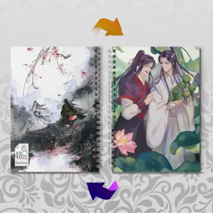 Скетчбук А5 Магістр диявольського культу квіткові