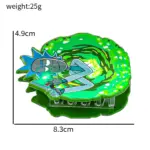 Крабик для волосся Рік портал
