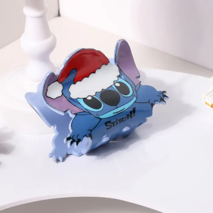 Крабик для волосся Стіч новорічний - Зображення 2