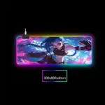 Комп’ютерний килимок з підсвіткою Аркейн Джинкс 80*30