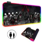 Комп’ютерний килимок з підсвіткою Кредо Асасина Assassin’s Creed