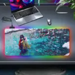 Комп’ютерний килимок з підсвіткою Клинок що знищує демонів Гію 80*30