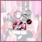 Брелок акриловий K-POP Stray Kids DOIT рожевий
