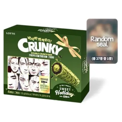 Подвійне хрумке печиво зі смаком зеленого чаю K-POP Enhypen