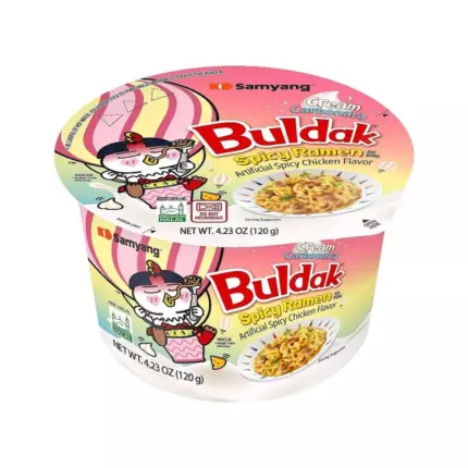 Локшина Бульдак Buldak Кремова Карбонара боул Samyang 120г