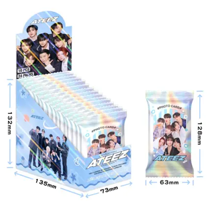 Голографічні картки K-POP ATEEZ