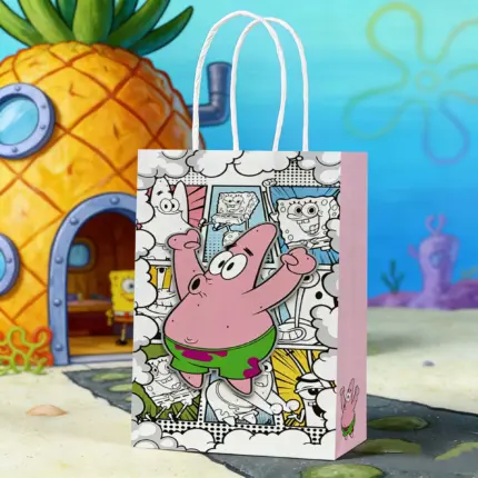 Пакет Губка Боб Патрік 15х21х8